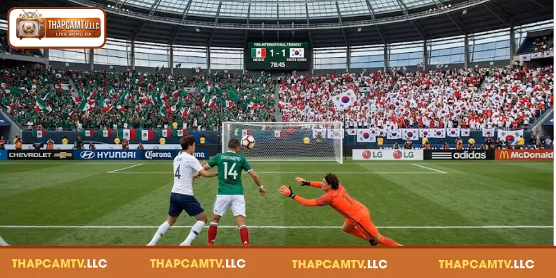 Cập nhật đội hình ra sân của Mexico vs Hàn Quốc