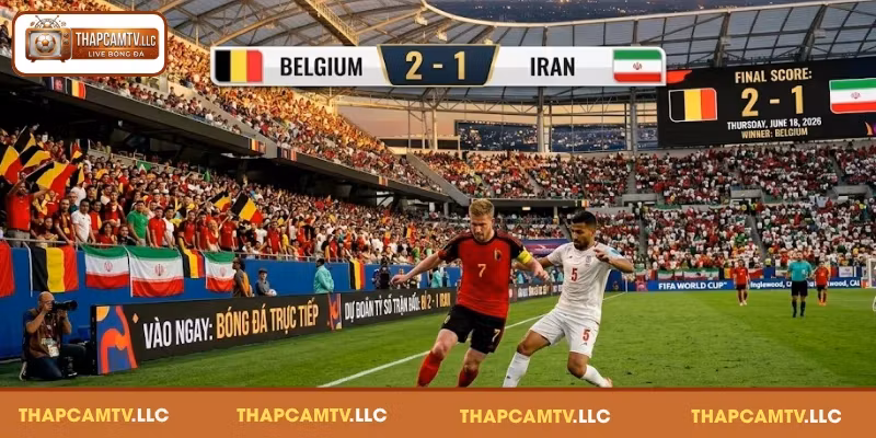 Dự đoán tỷ số trận đấu giữa Bỉ vs Iran là 2-1