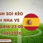 Nhận Định Soi Kèo Tây Ban Nha Vs Saudi Arabia 23:00 Vào 21/06/2026